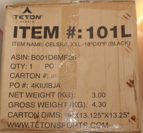 Teton sports celsius xxl - sports,